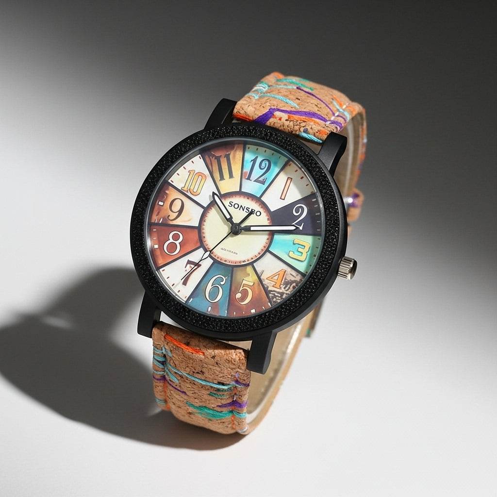 Vintage Leather Women's Quartz Watch