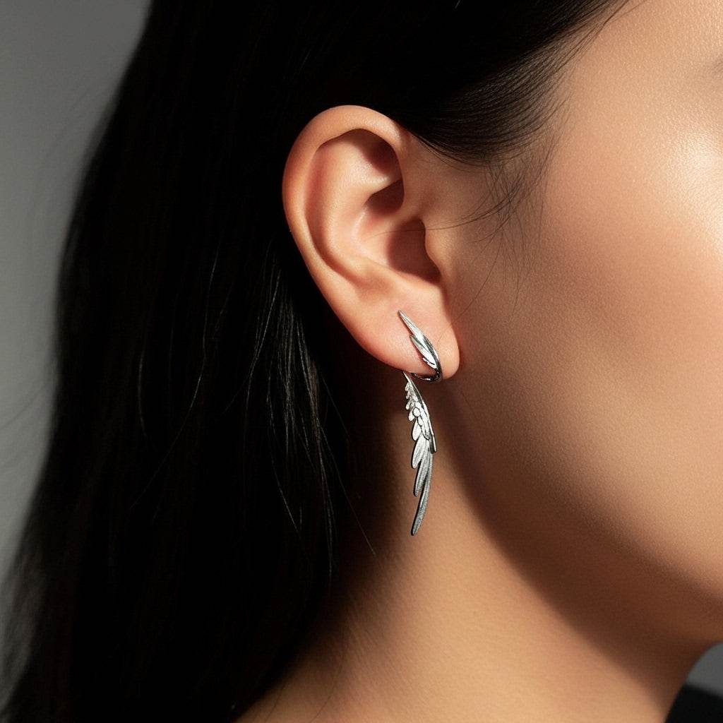 Feather Wings Earrings - Retro High